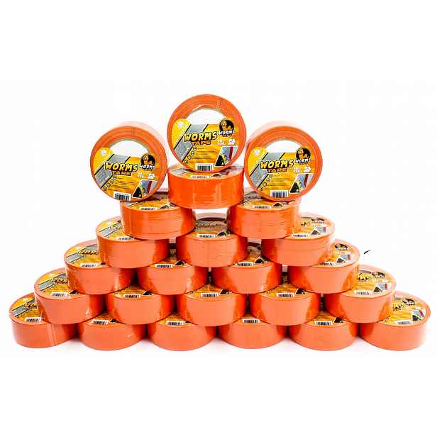 Fasádní Omítková Páska Oranžová Worms Tape Silná 48x50 24ks