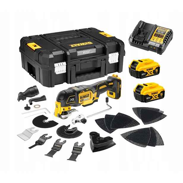 Multifunkční nástroj DeWALT DCS356P2 18V Xr 2x5Ah bezkartáčový Tstak