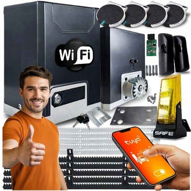 Set Pohon Pro Posuvnou Bránu 600 Lampa lišty ovladače Wifi Tuya automat