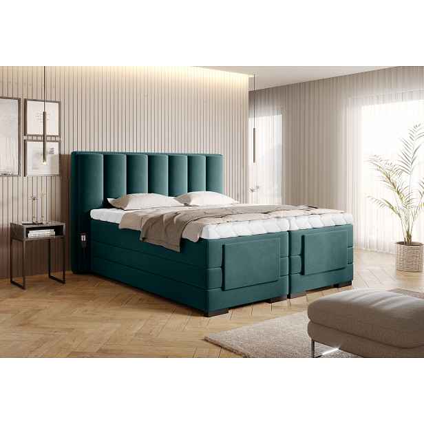 Boxspring Veros Rozměr: 160 x 200 cm, látka: Velvetmat 38