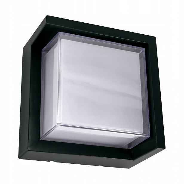 Venkovní zahradní fasádní nástěnné svítidlo Tekla Led D 12W 4000K IP54, černé