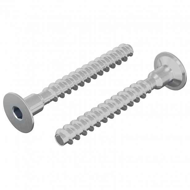 vidaXL Šroub 2 ks Zinkovaný 5 x 40 mm Železo
