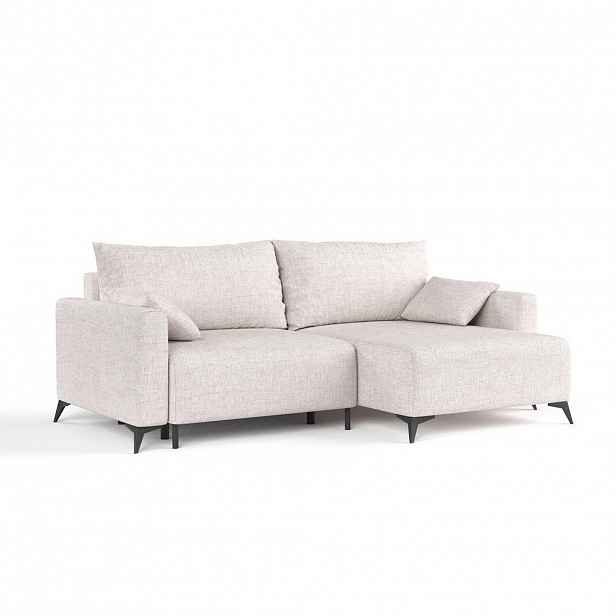 AltaBeds ROHOVÁ SEDAČKA NUVIO, textil, Písková