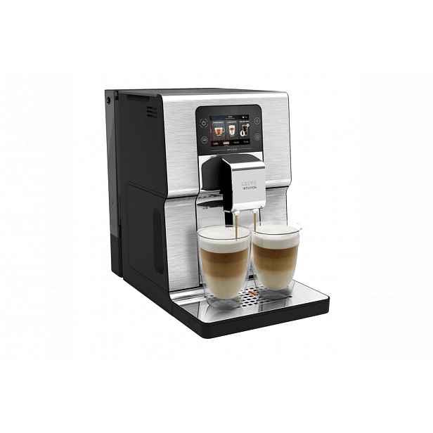 Automatický kávovar KRUPS Intuition Experience Hot&Cold EA879EE0 Stříbrný