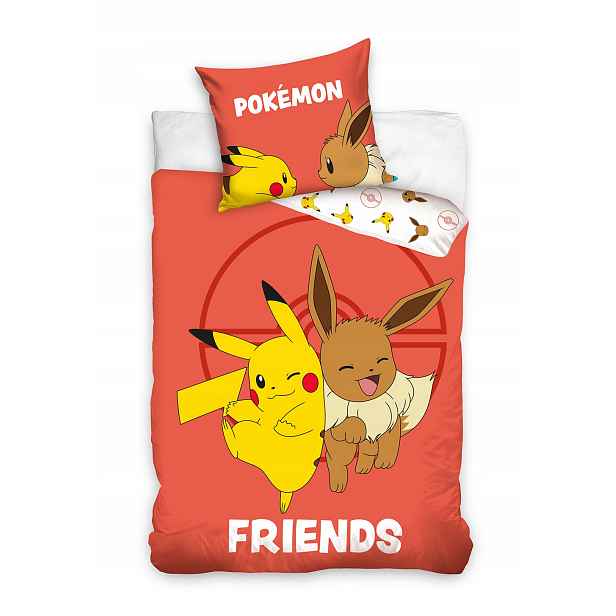Sada povlečení Pokémoni 140 x 200 cm bavlna