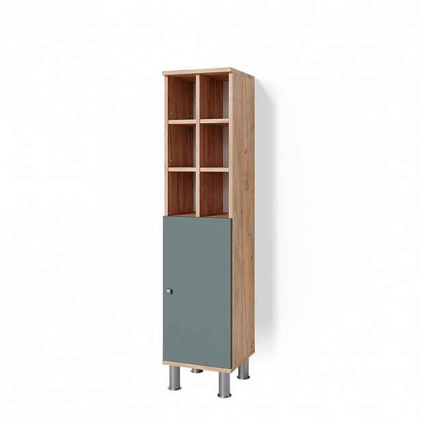 Vicco STŘEDNÍ SKŘÍŇKA Fynn Zelená 30 x 130.6 cm velké dveře