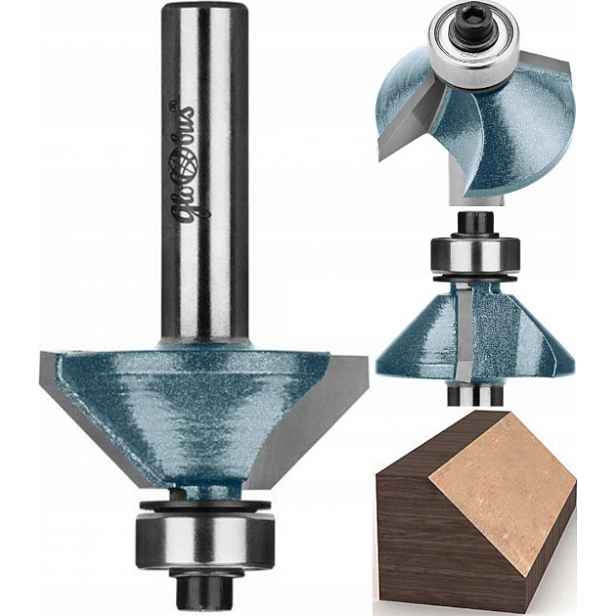 Globus Cnc Fázovací Fréza 45° d=8 D=31 FT506-0008-0001