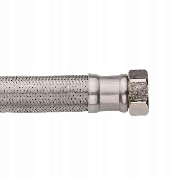 Hadice opletená z nerezové oceli Invena WS-80-050-G 1 Gw-gw 50 cm