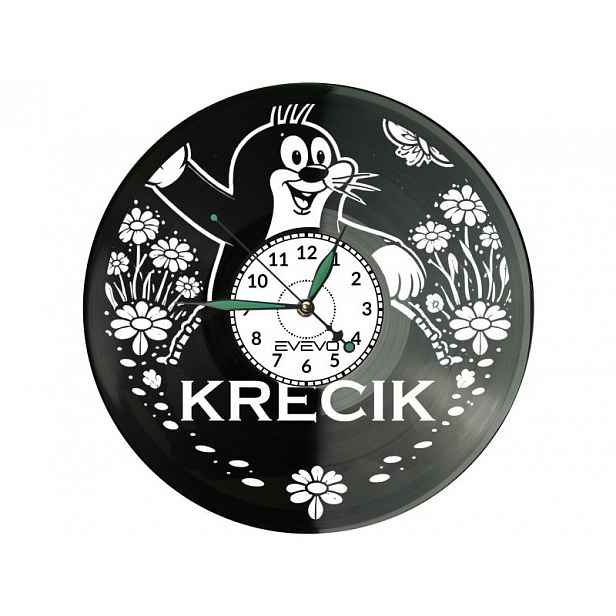 Krteček Bajka Vinylová deska Nástěnné hodiny Dárek Památka Na narozeniny
