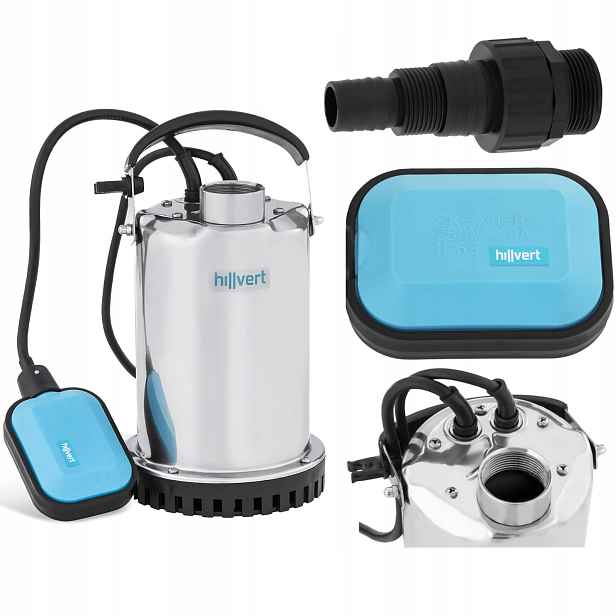 Ponorné čerpadlo z nerezová ocel 400 W 7000 l/h do 8 m HT-ROBSON-SP400CW