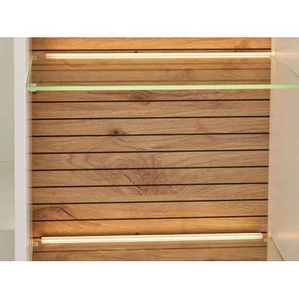 Set 2 ks lišta s LED světelným páskem (40 cm) barva světla teplá bílá