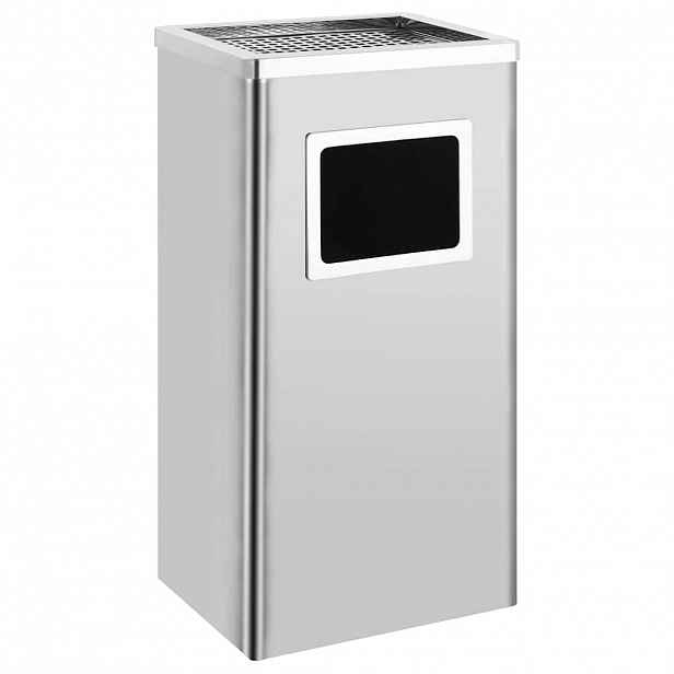 vidaXL Popelník 45 l nerezová ocel