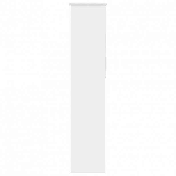 vidaXL Roleta zatemňovací bílá 60x210 cm šířka látky 55,7 cm polyester