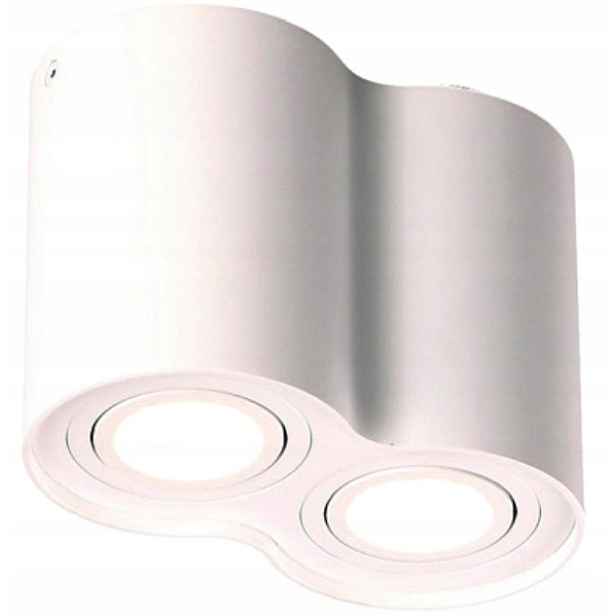Maxlight Stropní spot Basic Round Bílý 2xGU10 50W