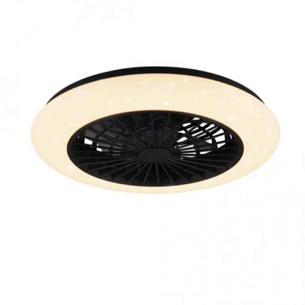 Reality Stralsund led ventilátor černá r62522132 RER62522132