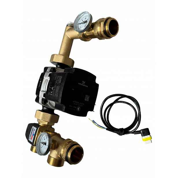 Směšovací sada pro rozdělovač Grundfos ventil Esbe pro podlahovku
