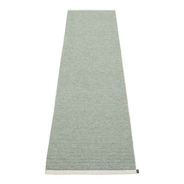 Světle zelený vnitřní a venkovní běhoun 70x300 cm Mono Sage Army – Pappelina