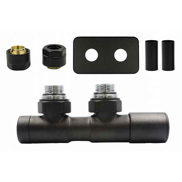 Ventil reg 50 mm Twins černý pravý CuAiO r.pros