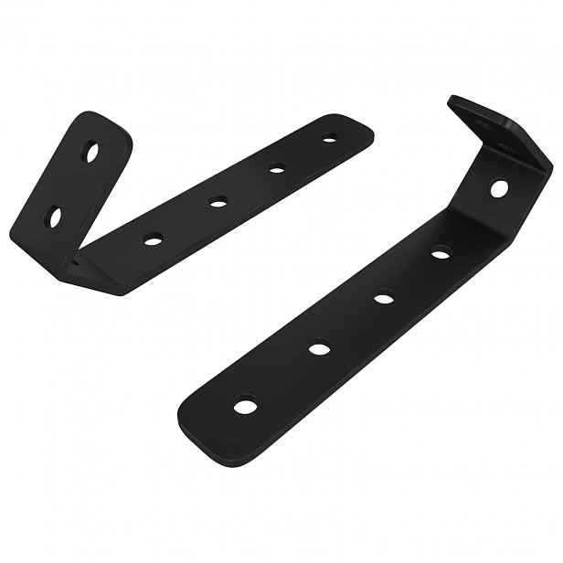 vidaXL Háčky 2 ks Černá M5 x 110 mm Železo
