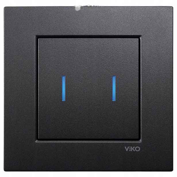 Viko by Panasonic dotykový spínač Novella S černý 92065501