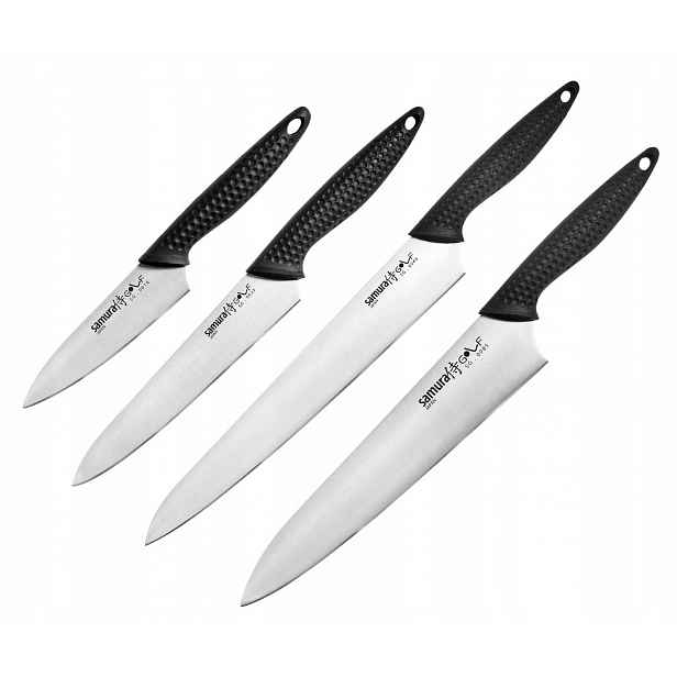 Sada kuchyňských nožů Samura Golf 4 ks ocel AUS-8 SG-0240