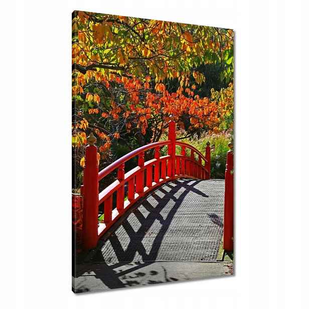 Obrazy 60x90 Červený japonský most