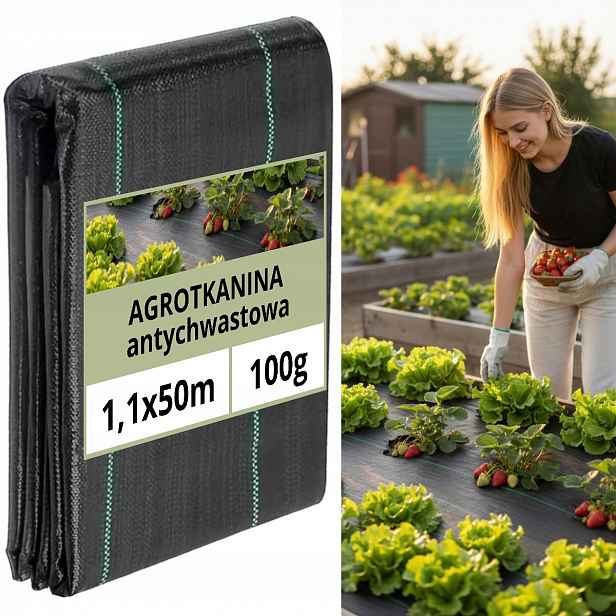 Agrotextilie 100gUV Školkařská podložka 1,1x50m Polsko