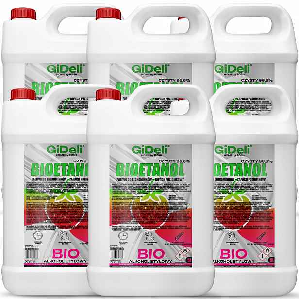 Bioetanol do krbu 6x 5L vůně hladiny biopaliva
