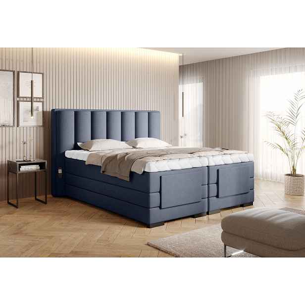 Boxspring Veros Rozměr: 140 x 200 cm, látka: Poco 40