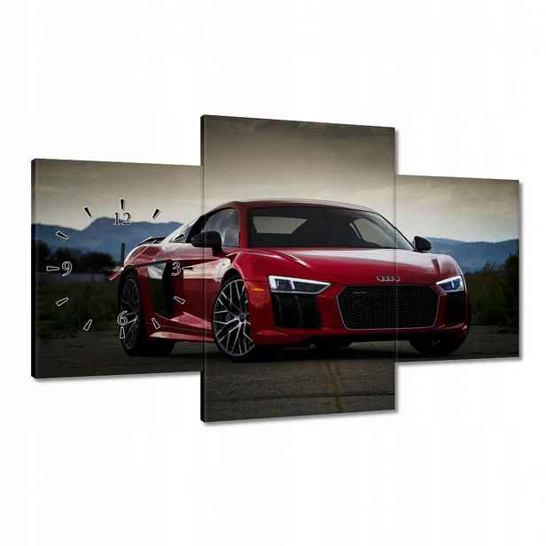 Hodiny 100x60 Audi Quattro Auto