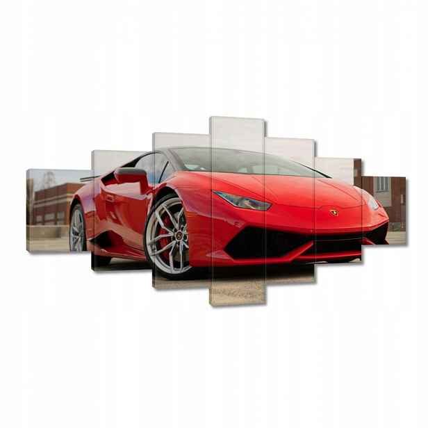 Obrazy 210x100 Červené Ferrari