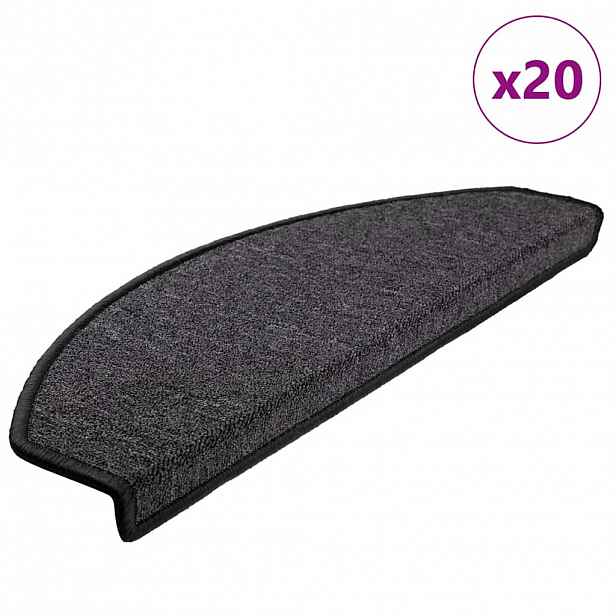 vidaXL Samolepicí schodové rohože 20 ks 65 x 24 x 4 cm Non-Slip