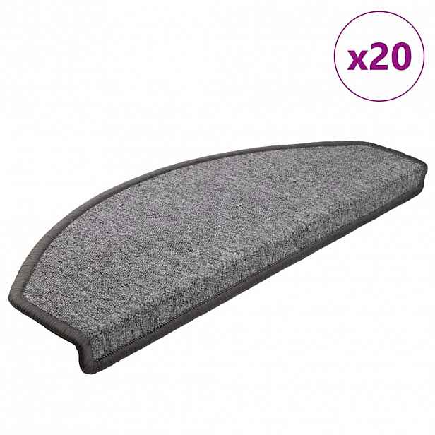 vidaXL Samolepicí schodové rohože 20 ks 65 x 24 x 4 cm Non-Slip