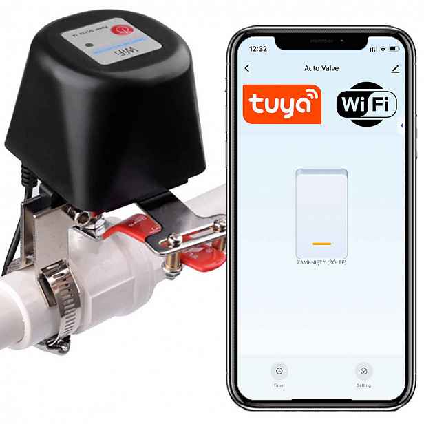 Regulátor pohonu plynového ventilu Smart WiFi Tuya