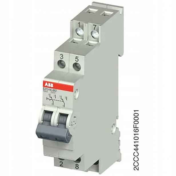 Abb E213-16-002 Přepínač střídavý 16A, acc. to En 250V AC,0NO,0NC,2CO, El