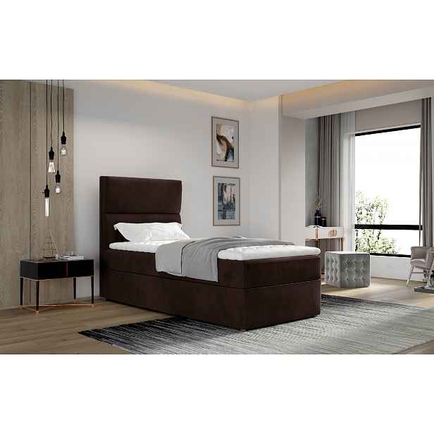 Boxspring Arco 90 Rozměr: 90 x 210 cm, látka: Monolith 29