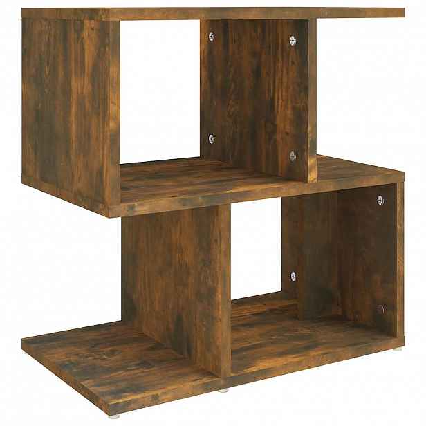 vidaXL Noční stolek kouřový dub 50 x 30 x 51,5 cm kompozitní dřevo