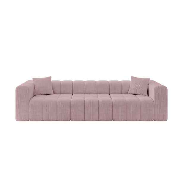 ALTDECOR POHOVKA 3-MÍSTNÁ DONY-3 315x90x71 cm Růžová Manšestr
