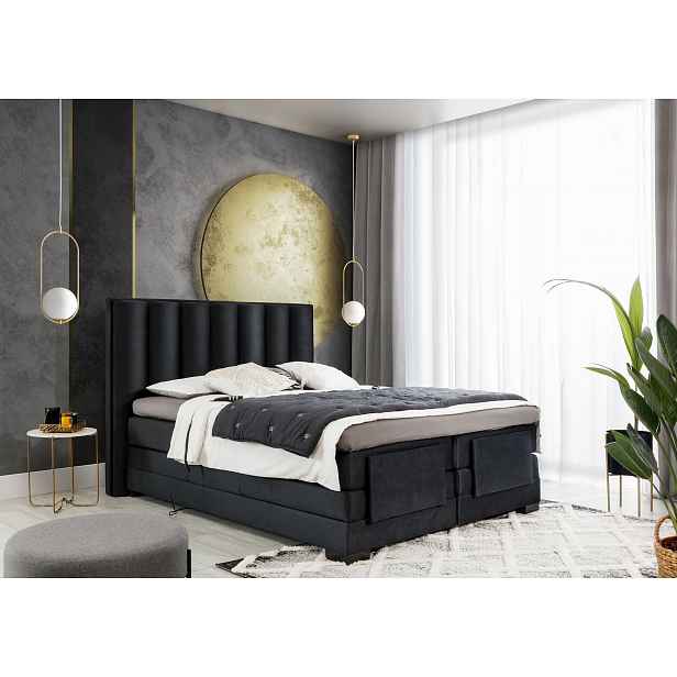 Boxspring Veros Rozměr: 140 x 200 cm, látka: Solar 99
