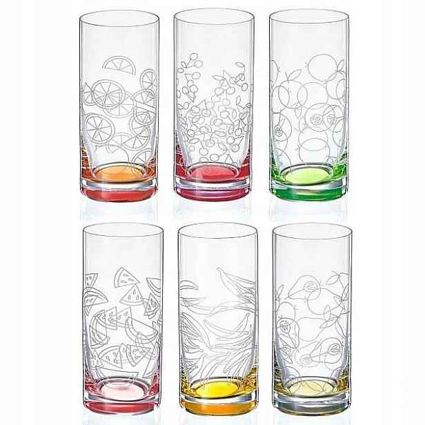 Crystalex Juicy Fruit No.2 470 ml 6 ks