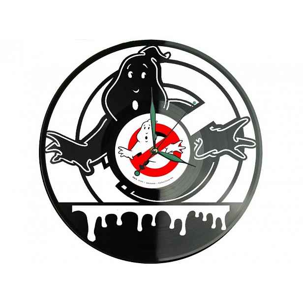 Ghostbusters Vinyl Nástěnné hodiny Vinylová deska Unikátní dekorace pro fanoušky