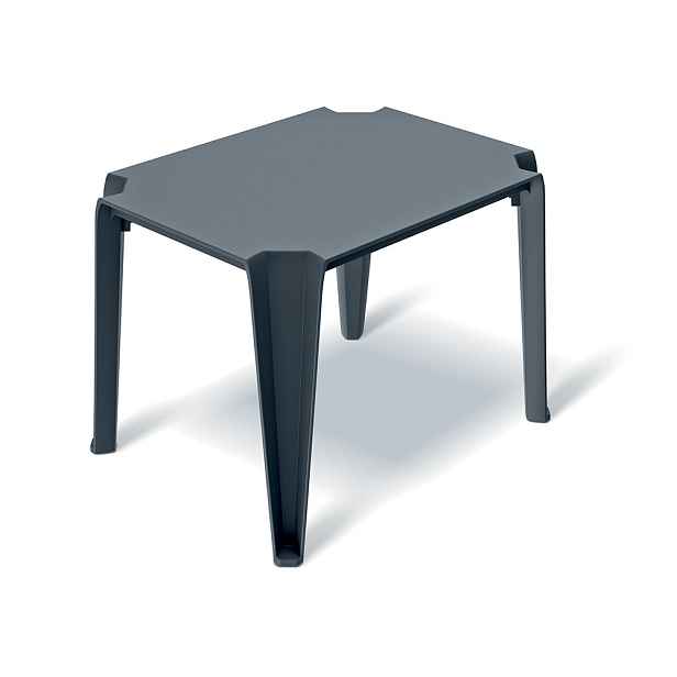 Prosperplast Plastový konferenční stůl LOTTIES 77x59x56,5 cm uhelný