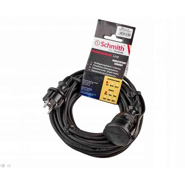 Schmith Prodlužovací Kabel 3X1,5 MM, 30 M, Černý SPPLJ-2-30