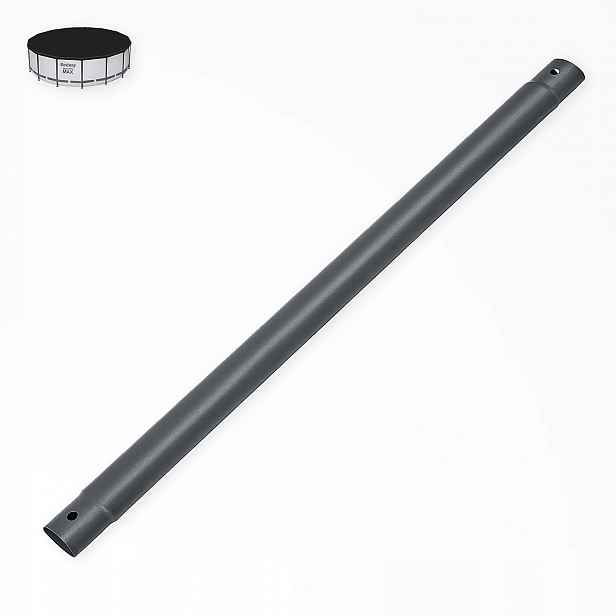 Šedá horizontální trubka do bazénu 5614E Bestway kulatý Steel Pro