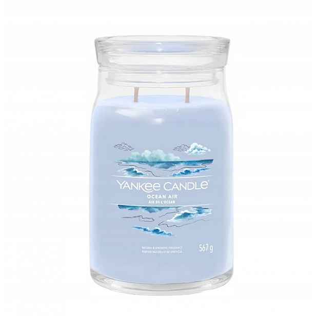 Yankee Candle Ocean Air, velká sójová svíčka s pěti knoty 567 g