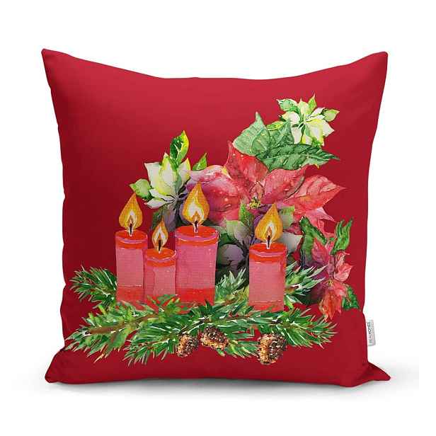Povlak na polštář s vánočním motivem 43x43 cm – Mila Home