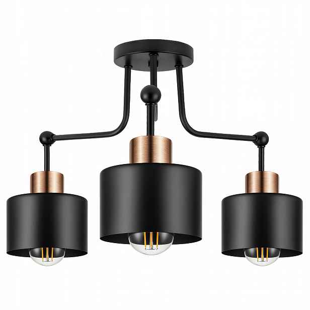 závěsné stropní svítidlo Lustr Stropní Svítidlo Led E27 Moderní černá Premium