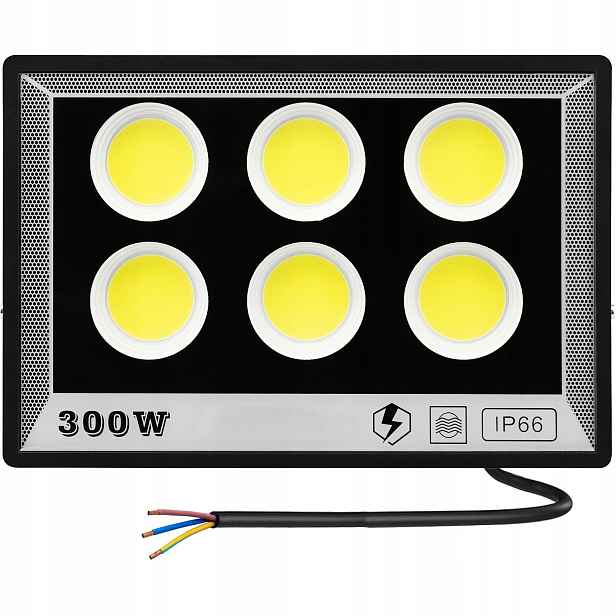 Led zářič Halogen 300W Cob Venkovní Slim Očko Reflektor Lampa