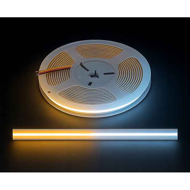Pásek Led Cct 2700-6500K bílý teplý studený 608LED/m 7+7W 24V DC 5 m