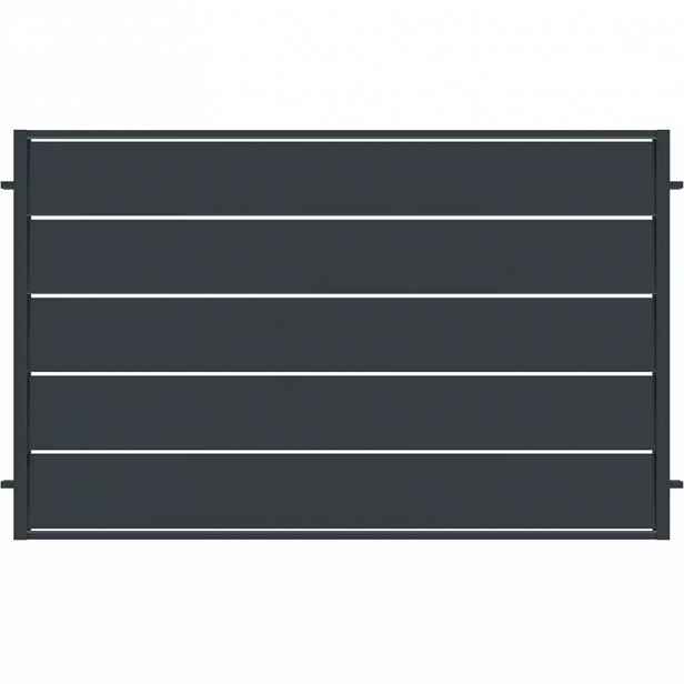 PLOTOVÉ POLE NOVARA 2x1,20 ZN RAL7024 MAT